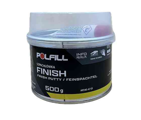 Шпаклівка фінішна (оздоблювальна) + затв. 500г біла Polfill Київ