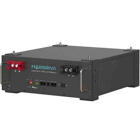 Акумуляторна батарея Marsriva LiFePO4, 51.2V/100Ah, 5.22KWH RT, монтаж в стійку Киев