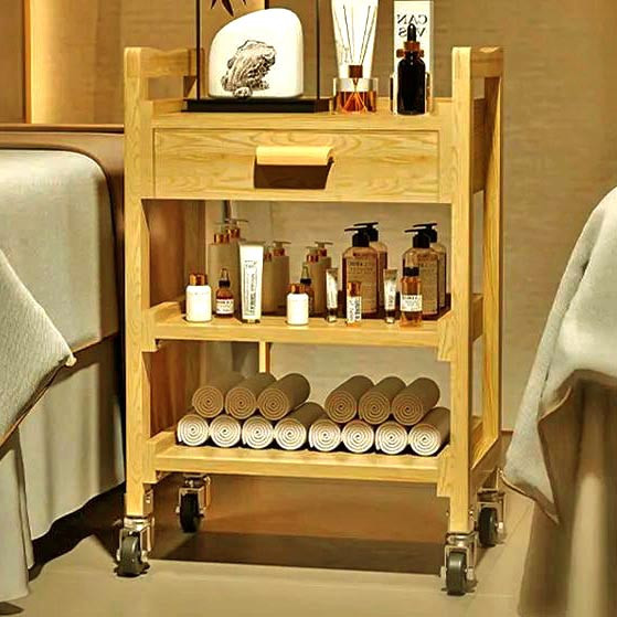 Етажерка для ванної на коліщатах "Запріда" каррі Миколаїв - фото 1