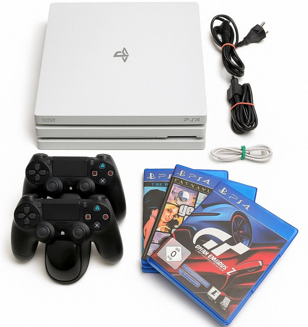 Soni PlayStation 4 Pro White,2x Pad 1Tb+ігри. Харків - фото 7