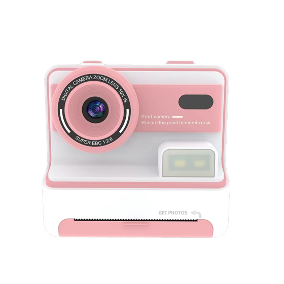 Дитяча фотокамера моментального друку DELANDA - рожева Київ
