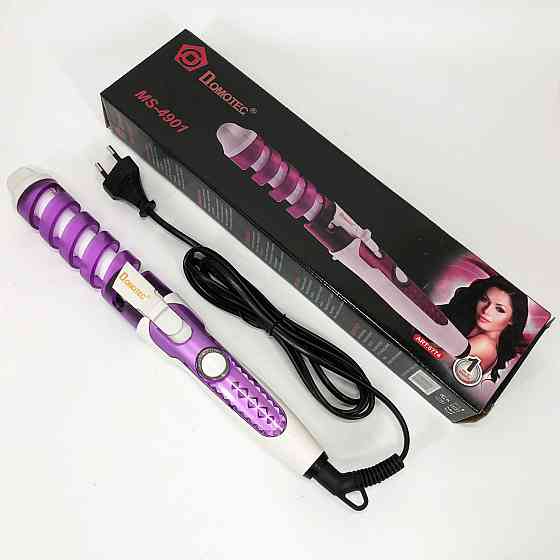 Щипці для завивки хвилястого волосся Domotec MS 4901, Плойка для створення об'ємних зачісок VS-30 Івано-Франківськ