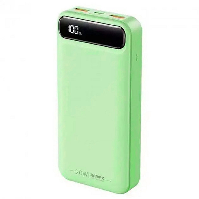 УМБ Remax RPP-521 20000 mAh 22.5W micro-USB Type-C швидке зарядження салатовий RPP521G Київ - фото 1