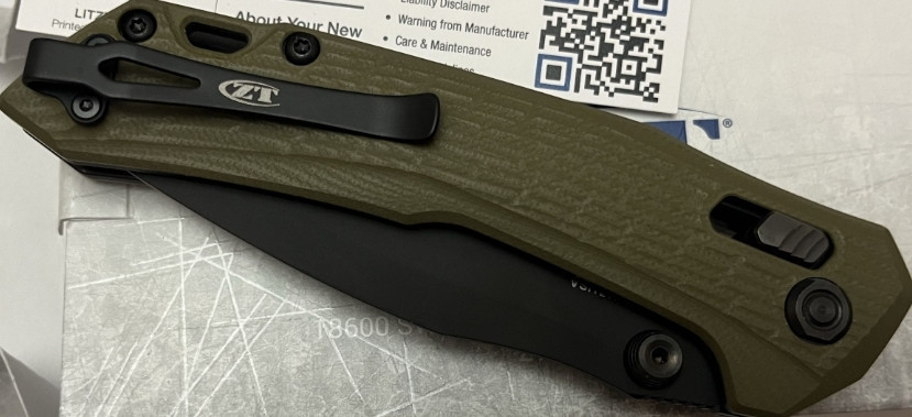 Ніж складаний Zero Tolerance 0203 Olive. Харків - фото 3