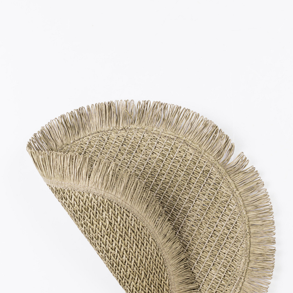 Yiwu Серветка сервірувальна на стіл кругла Ø38 (см) під тарілки Зелена HP-35-7GR Коломия - фото 2