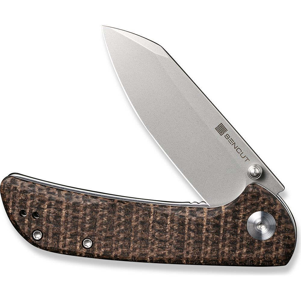 Ніж складаний кишеньковий Sencut Fritch, (7.6 см) 9Cr18MoV / Micarta коричневий Київ - фото 7