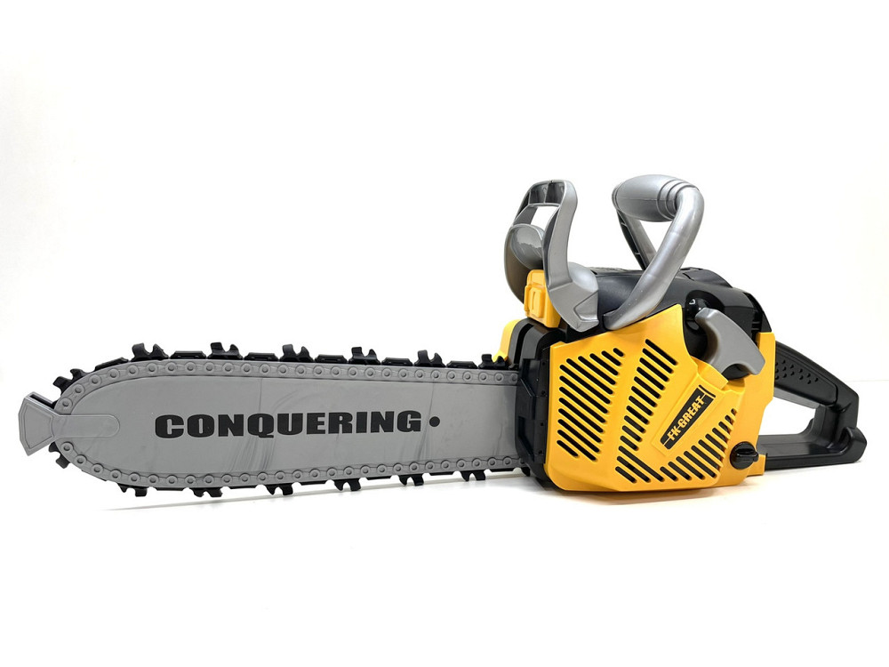 Бензопила іграшкова автоматичне обертання ланцюга зук Жовто-чорна (T001) Чернігів - фото 1