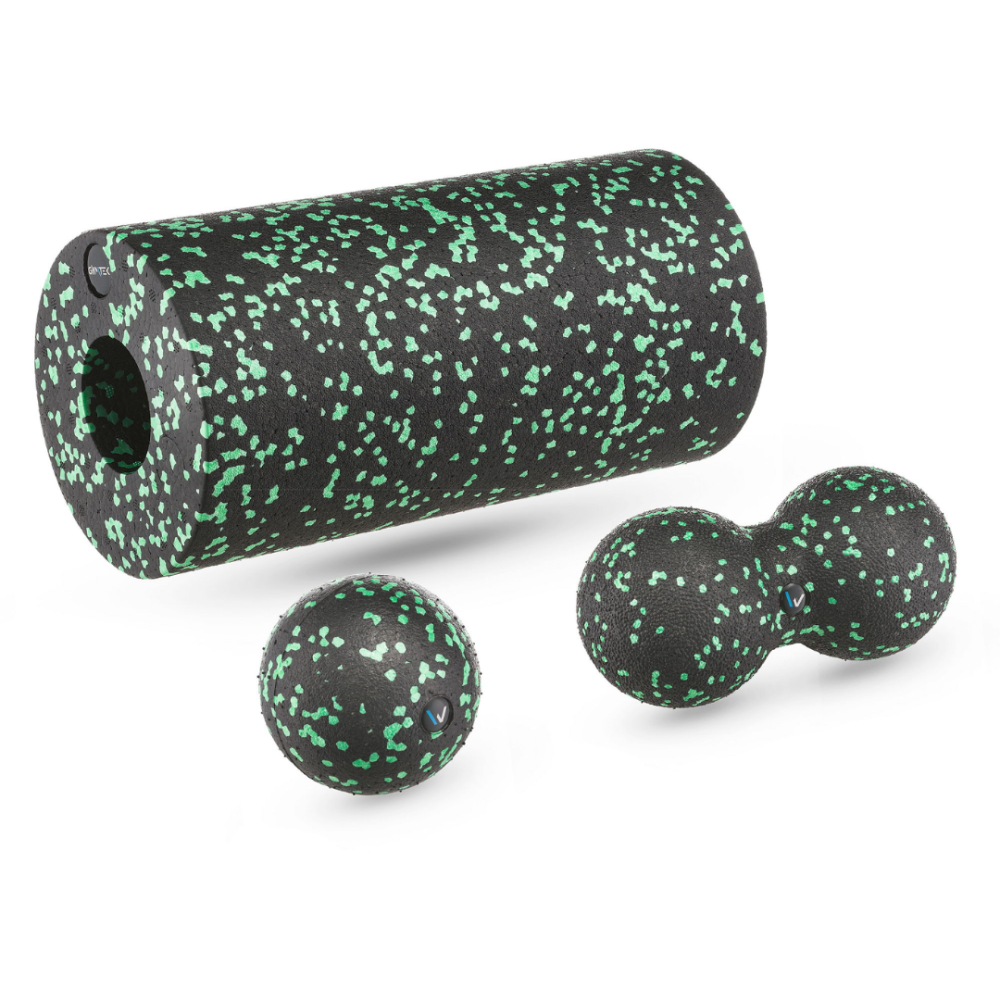 Набір масажерів Gymtek для йоги та фітнесу EPP чорно-зелений Київ - фото 2