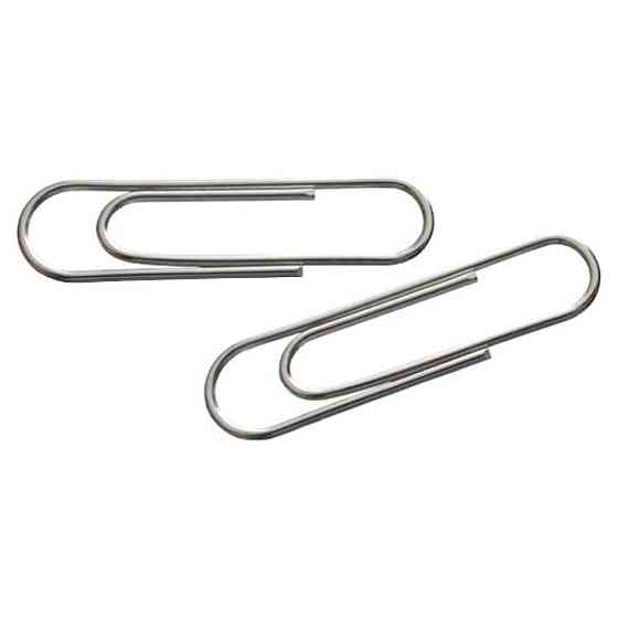 Скріпки канцелярські Axent rounded, nickel-plated, 78 мм, 50 шт. (4103-А) Вінниця