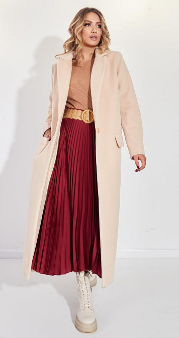 Пальто Лама длинное (46) Киев - изображение 3