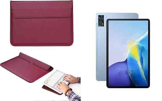 Чохол-конверт VitoCase для Oukitel OT5, Oukitel OT5S, з функцією підставки для планшета Бордовий Київ