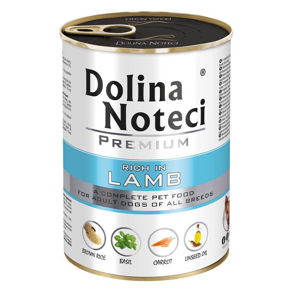 Dolina Noteci Premium (Долина Нотечі Преміум) консерви вологий корм для собак з ягням 400 г. х 24 шт. Запоріжжя - фото 1