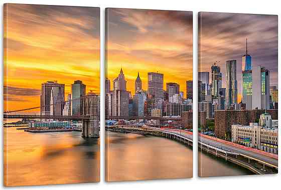 Модульна картина Захід Місто Аrt-203_3А Київ