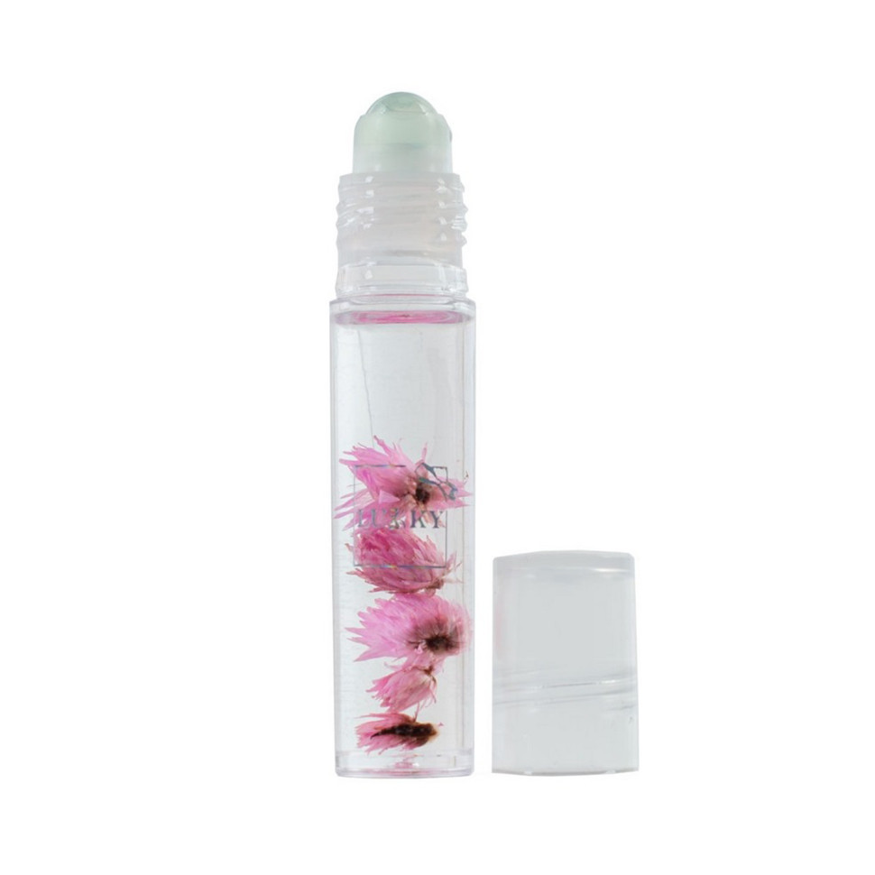 Дитяча олійка-блиск для губ Aqua Fleur T22004 з рожевими квітами Вінниця - фото 1