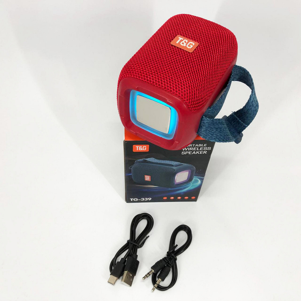 Хороша bluetooth колонка TG339, Колонка з динамічним led підсвічуванням з ргб підсвічуванням VH-43 Львів - фото 4