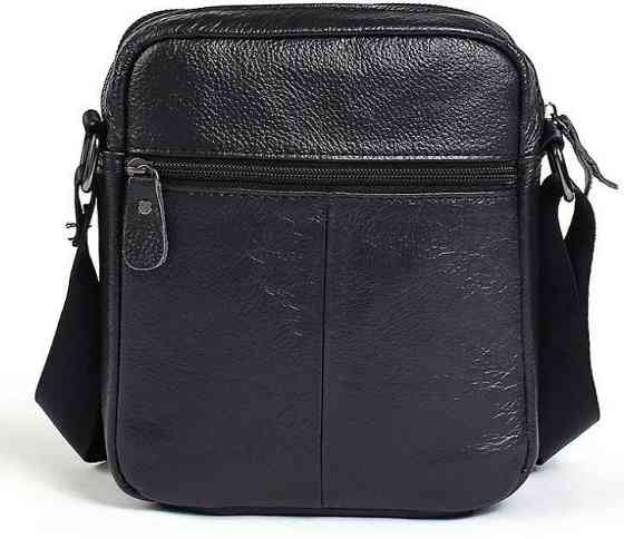 Сумка мужская зернистая Vintage 14704 Черная Киев