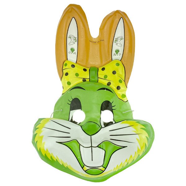 Маска дитяча Зайчик зелений 12 шт Київ - фото 1