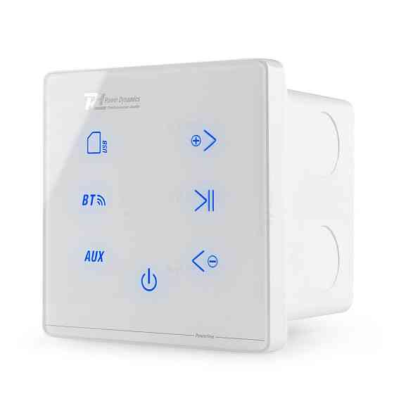 Вбудований аудіопідсилювач Power Dynamics Powerline A50W, USB/SD, Bluetooth, 40 Вт RMS, 8 Ом Рівне