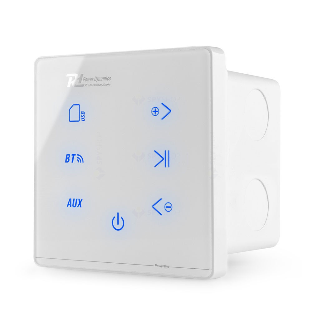 Встроенный аудиоусилитель Power Dynamics Powerline A50W , USB/SD, Bluetooth, 40 Вт RMS, 8 Ом Ровно - изображение 1