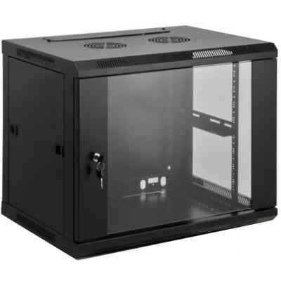 Шкаф настенный Kingda 18U 19" 600x600 RAL9004 (KD-007-6618) Винница