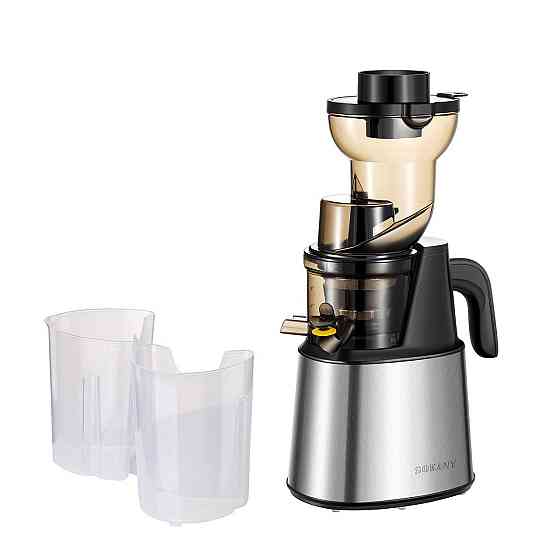 Соковижималка морожениця шнекова електрична Sokany 800 Вт із чашами прес для віджимання соку овочів фруктів SK-01010 Коломия