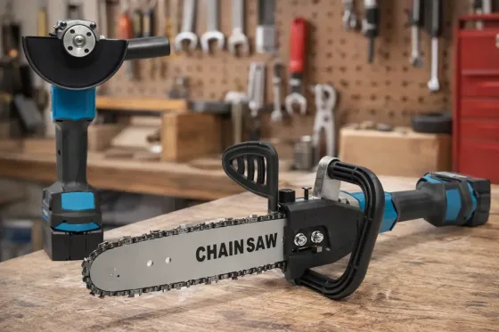 Аккумуляторная болгарка с насадкой пила 2в1 в кейсе 2АКБ Коломия