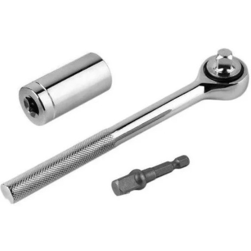 Трещотка с универсальной головкой Instantly Grips any Shape PZ-167 7-19 мм Киев - изображение 2