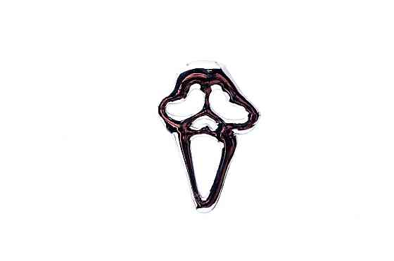 Наклейка шильдик SCREAM (7.5х5.5см, хром) (#4720A) Мукачево