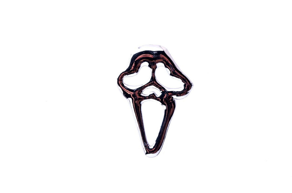 Наклейка шильдик SCREAM (7.5х5.5см, хром) (#4720A) Мукачево - изображение 1