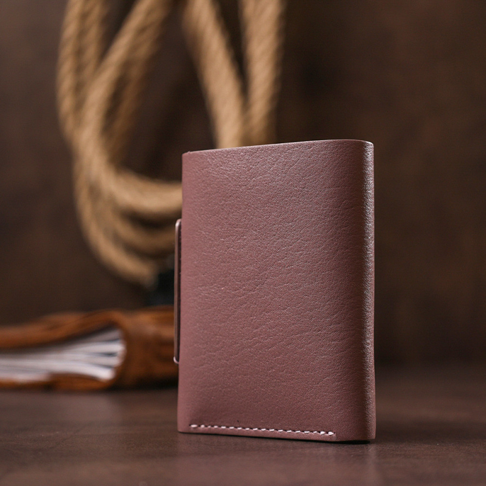 Отменное женское портмоне Grande Pelle 11575 Розовый Киев - изображение 1