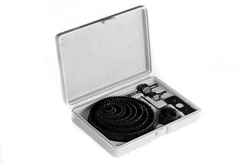 Набор кольцевых пил APRO, 16 шт, глубина 25 мм (диаметры 19-127 мм) Харьков