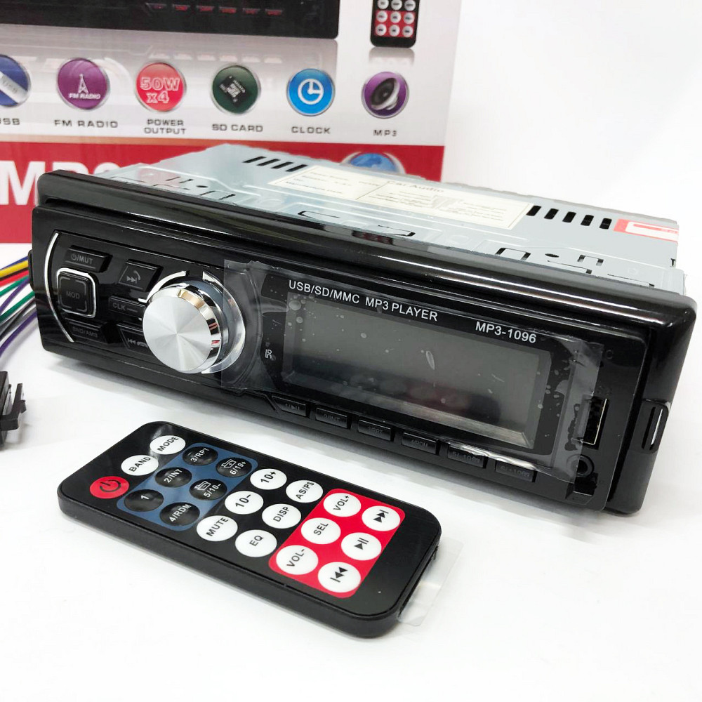 Штатна авто магнітола MP3-1096, Автомагнітофон 1din, Магнітоли з usb для дому, Магнітофони для машин MQ-95 Івано-Франківськ - фото 5