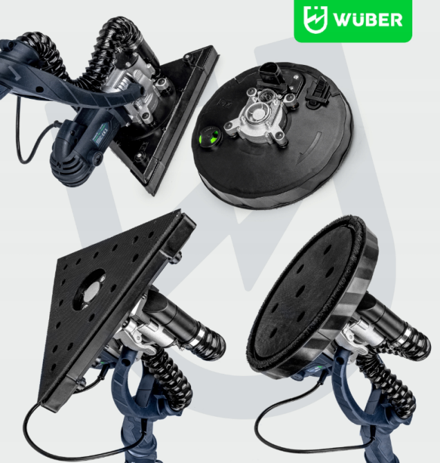 Шлифмашина для стен жираф Wuber 1600Вт 225мм (Польша) Киев - изображение 4