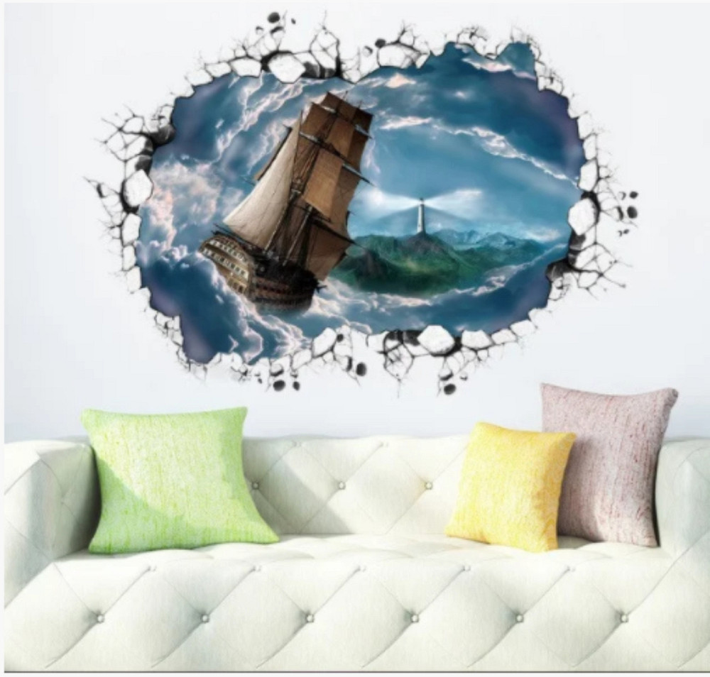 Наклейка интерьерная 3 D Корабль Киев - изображение 7