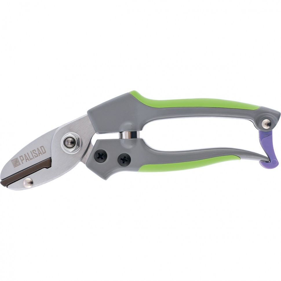 Секатор с наковальней, алюминиевые рукоятки PALISAD Полтава - изображение 1