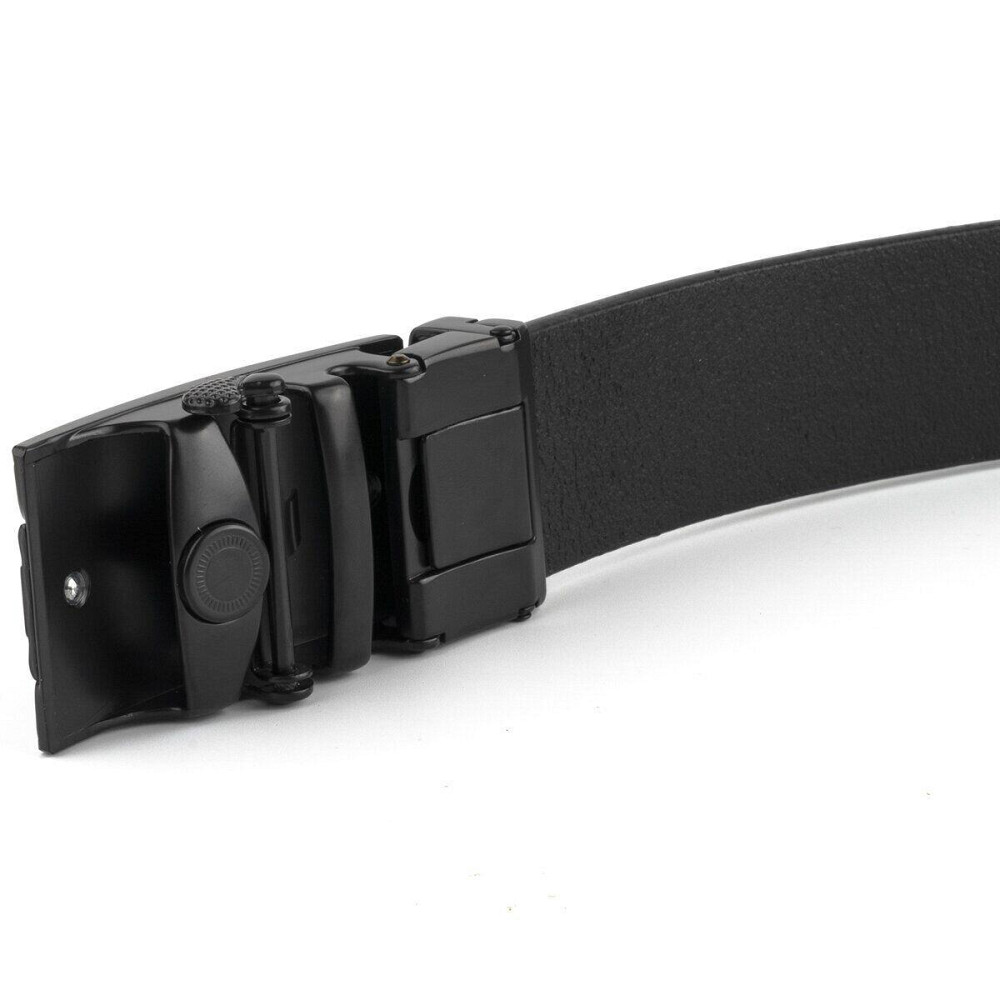 Ремень мужской с автоматической пряжкой мозаика Черный (Vintage) Киев - изображение 6