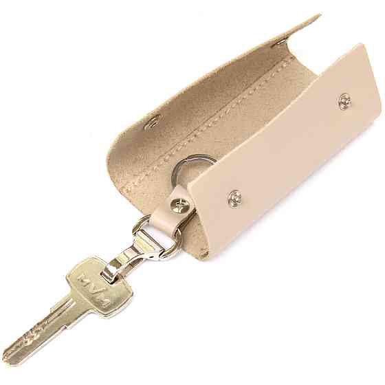 Ключниця з натуральної шкіри GRANDE PELLE 11390 Бежевий Київ