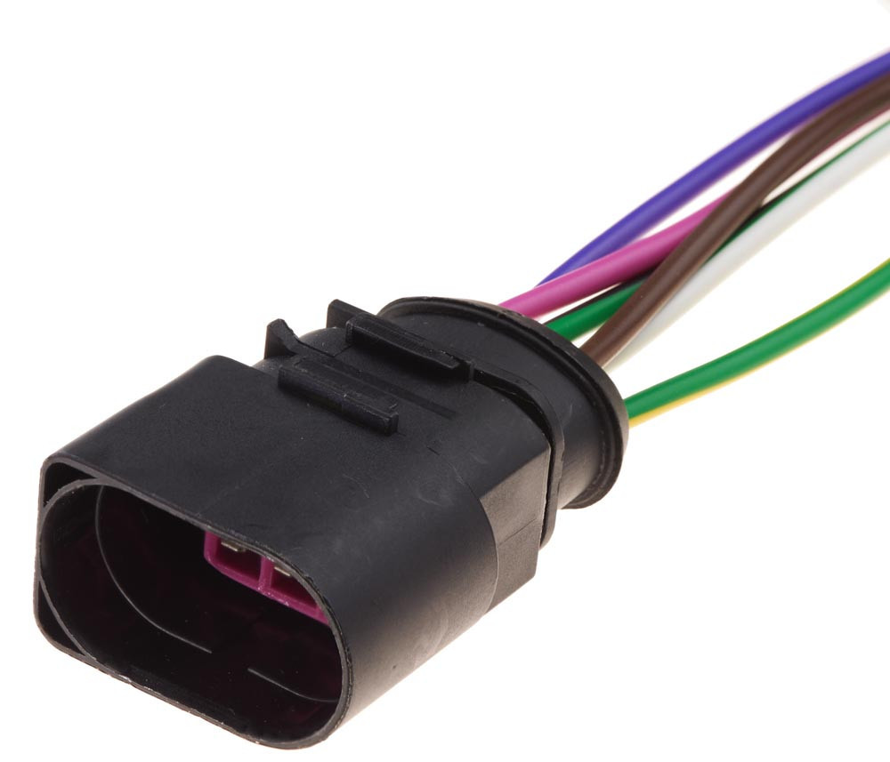 Разъем коннектор с проводом, 6-кон., Дат, Кислорода, 1J0973833, VAG Германия, Франция, Audi, Bugatti, Porsche, Seat, Skoda, VW Киев - изображение 1