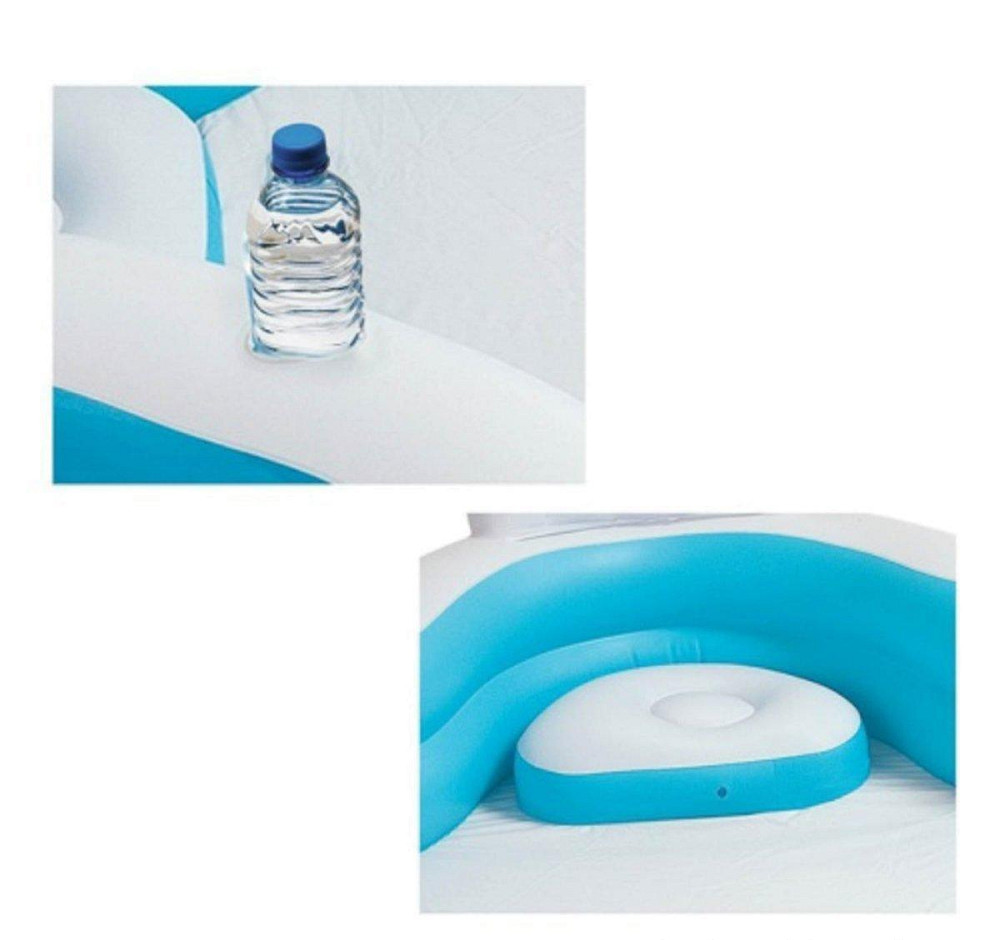 Бассейн надувної Intex 56475 сім'я з сидіннями 229x229x66 см Чернигов - изображение 4