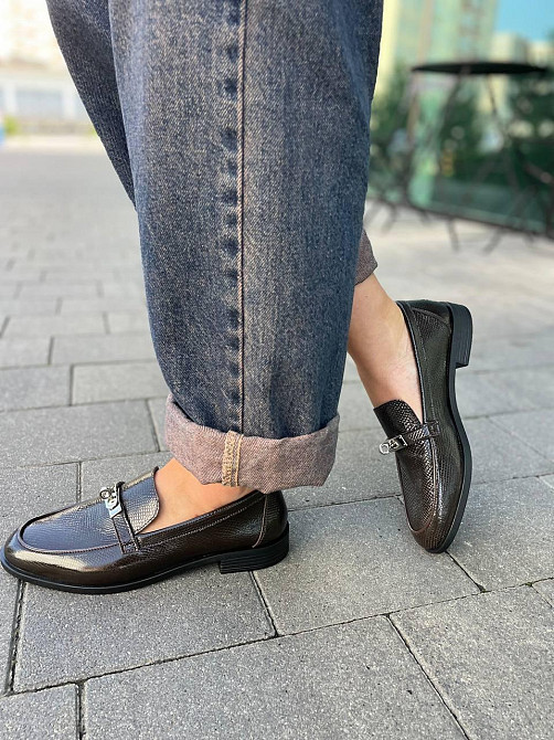 VIFEST Туфлі жіночі VIFEST 255 коричневі (весна-осінь, шкіра (анаконда) натуральна) (5912) Коломия - фото 6