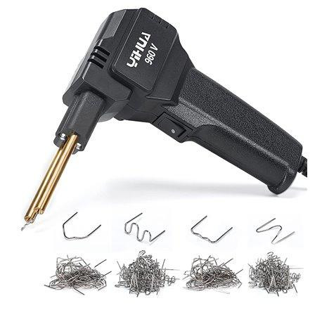 Паяльник для ремонту пластику (гарячий степлер) YIHUA 960V, з комплектом скоб (200 шт.) Полтава - фото 1