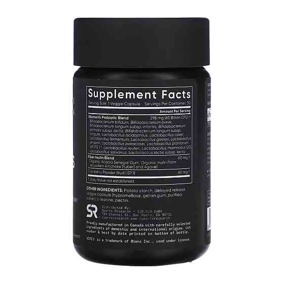 Пробіотики для жінок Sports Research Daily Women's Probiotics 65 Billion CFU 30 розт капс Київ