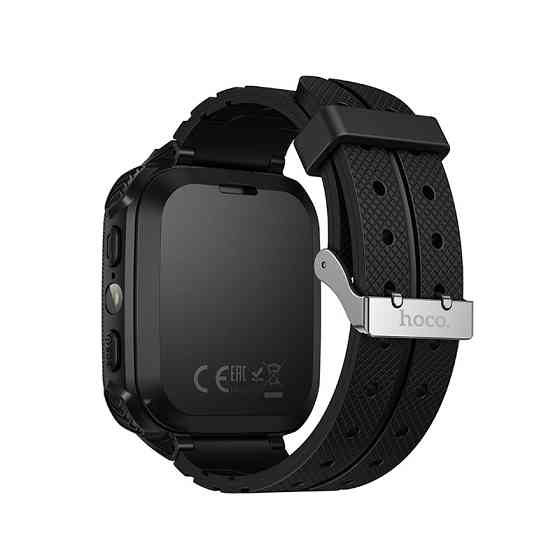 Детские смарт-часы HOCO Y105 36mm. 400 mAh children phone watch Black Одесса