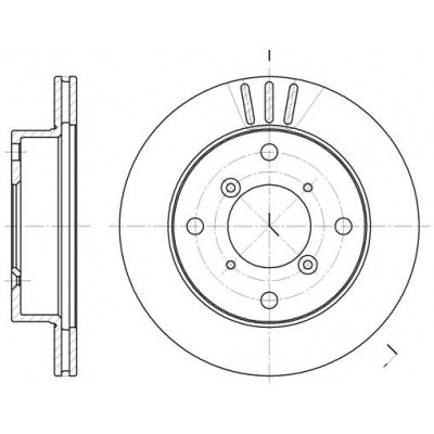 Тормозной диск REMSA 6399.10 Винница - изображение 1