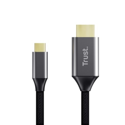 Кабель мультимедійний USB-C to HDMI 2.0m black Trust (25630_TRUST) Вінниця - фото 1