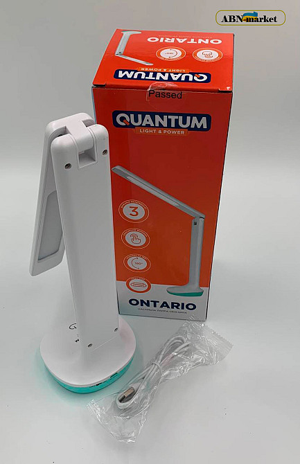 Настільна лампа на акумуляторі QUANTIM  ONTARIO QM-TL1040 Рівне - фото 1