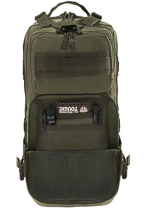 Тактичний Рюкзак 25 літрів із системою Molle Texar "TXR" (38-BTX-BPOLV) Olive Нововолинськ - фото 3