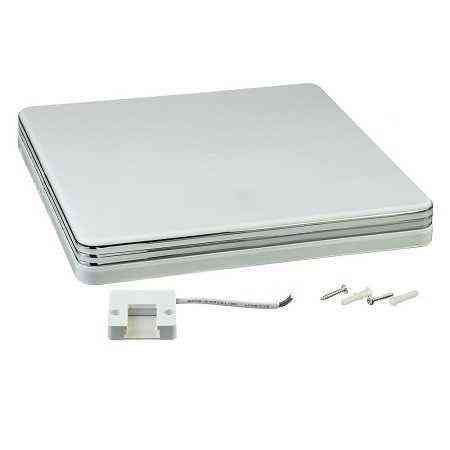 Светильник светодиодный AVT-SQUARE 36W-SILVER Pure White квадратный декор Харьков