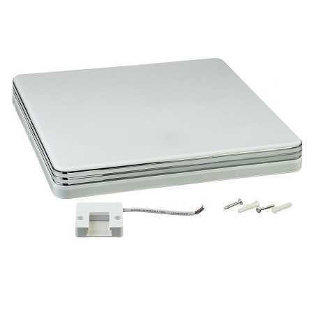 Светильник светодиодный AVT-SQUARE 36W-SILVER Pure White квадратный декор Харьков - изображение 1