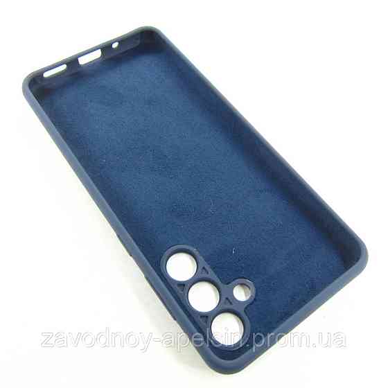 Samsung M55 M556 Чохол мікрофібра Захист камери (синій) Одеса